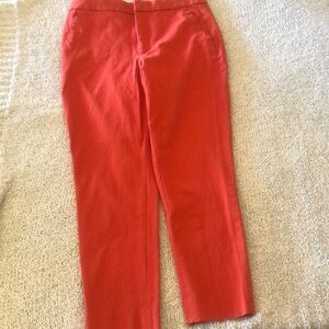 Womens banana republic orange pants size 8
